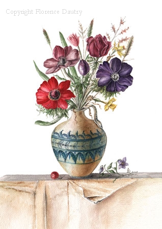 indian summer watercolour